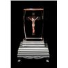 Image 1 : CRYSTAL CRUSIFIX WITH LIGHT STAND