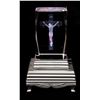 Image 1 : CRYSTAL CRUSIFIX WITH LIGHT STAND