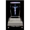 Image 1 : CRYSTAL CRUSIFIX WITH LIGHT STAND