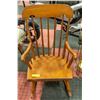 Image 1 : SOLID MAPLE VINTAGE SMALL ROCKING CHAIR -