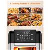 Image 4 : NEW INNSKY 10.6QT AIR FRYER OVEN WITH ROTISSERIE