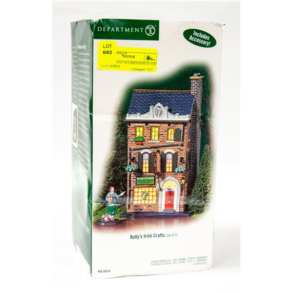 DEPARTMENT 56 CHRISTMAS IN THE CITY SERIES