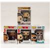 Image 1 : SET OF FOUR W.W.E. AND MUSICIANS FUNKO POPS