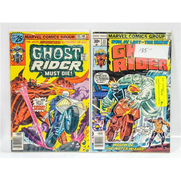 GHOST RIDER #19 & 23. ORIGINAL SERIES
