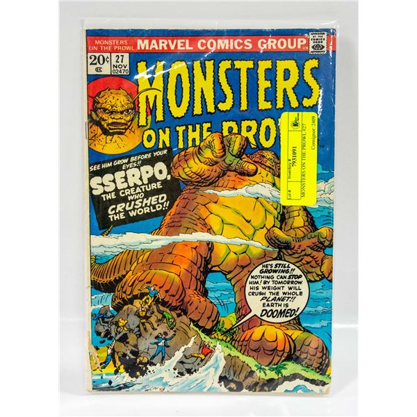 MONSTERS ON THE PROWL #27
