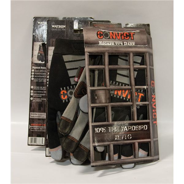 NEW 3 PAIRS OF WATSON CONVICT JAILBREAK MODEL 1095