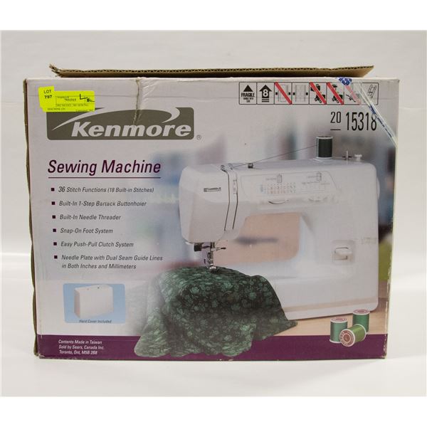 KENMORE MODEL 385 SEWING MACHINE (IN