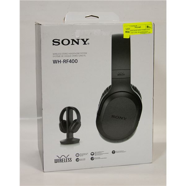 NEW REPACKED SONY WIRELESS HOME THEATRE HEADPHONES
