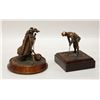 Image 1 : PAIR OF GOLF COPPER STATUES SIGNED BY ARTIST