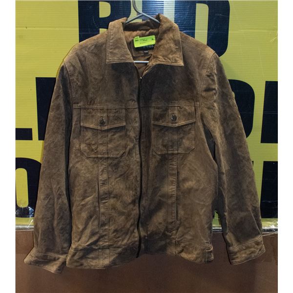 LEATHER JACKET SIZE M MENS
