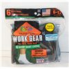Image 1 : WORK BOOT SOCKS,SIZE 6-12,6 PACK,FRUIT OF THE