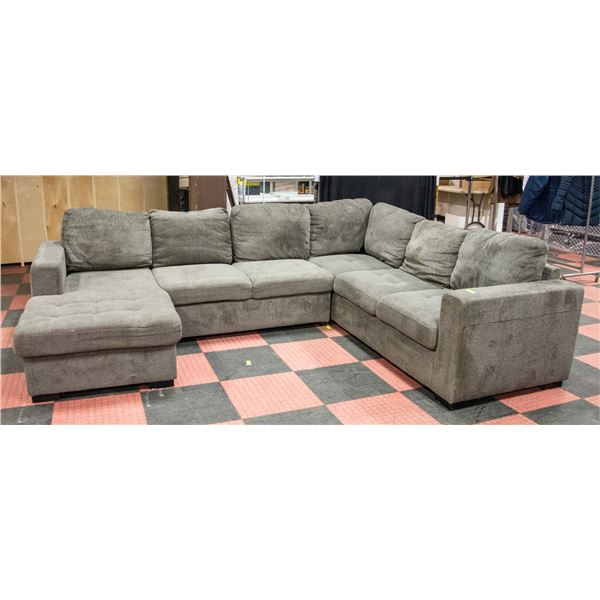 ESTATE "U" SHAPED FABRIC 4-PIECE SECTIONAL