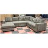 Image 1 : ESTATE "U" SHAPED FABRIC 4-PIECE SECTIONAL