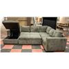 Image 2 : ESTATE "U" SHAPED FABRIC 4-PIECE SECTIONAL