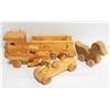 Image 1 : 4 HAND MADE WOODEN TOYS