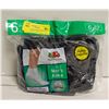 Image 1 : BLACK ANKLE SOCKS,SIZE 6-12,6 PACK,FRUIT OF THE