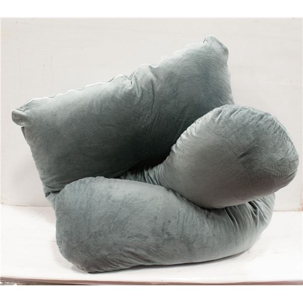 NEW UNBOXED CHILLING HOME FULL BODY U PILLOW