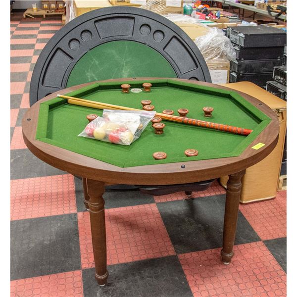 ESTATE VINTAGE 3-IN-1 GAME/DINING/BUMPER