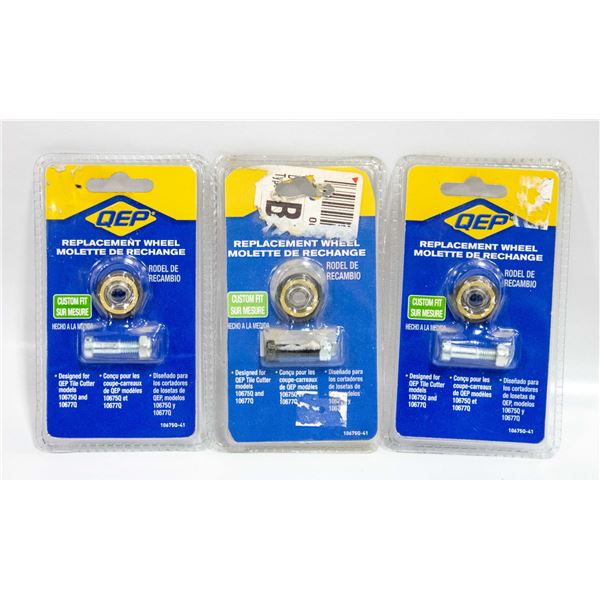 SEALED (3) Q.E.P TILE 7/8" CUTTING