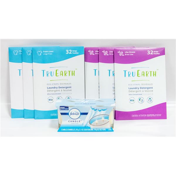 SEALED (6) TRU EARTH LAUNDRY