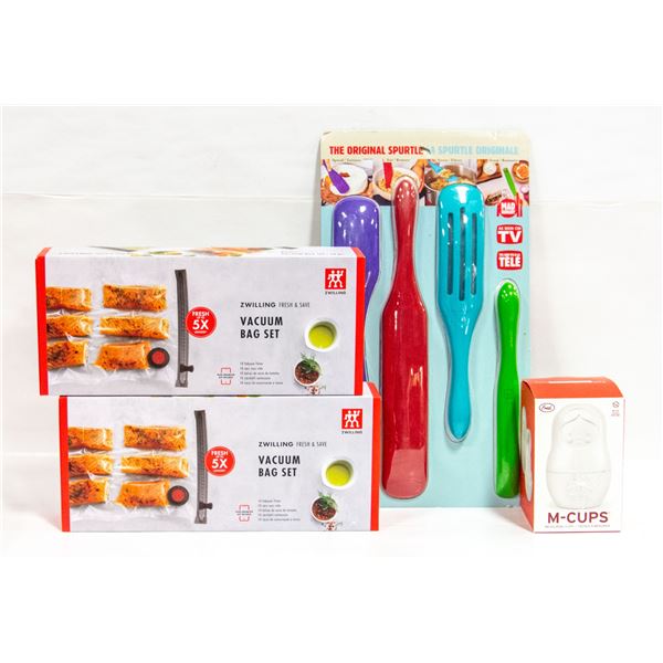 SEALED ITEMS (2) ZWILLING VACUUM