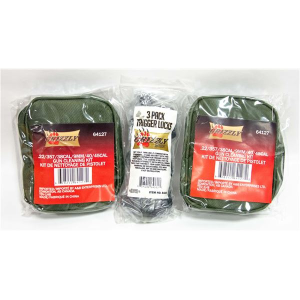 SEALED (2) GRIZZLY GUN CLEANING KITS