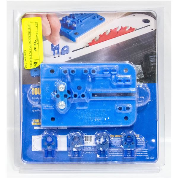 NEW MICRO JIG SP-2 MJ SPLITTER