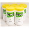 Image 1 : 5 NEW CONTAINERS OF APPLE SURFACE CLEANSING WIPES