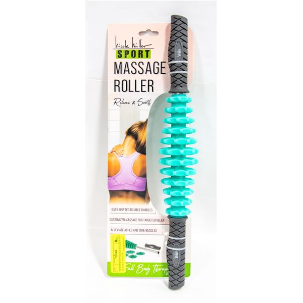 NEW SEALED NICOLE MILLER SPORT MASSAGE ROLLER
