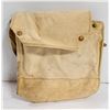 Image 1 : WORLD WAR MILITARY GAS MASK POUCH