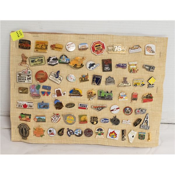 LOT OF ABOUT 70 VINTAGE TRANSPORTATION THEMED