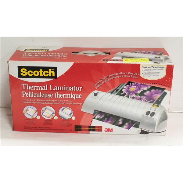 NEW SCOTCH THERMAL LAMINATOR FOR UP TO