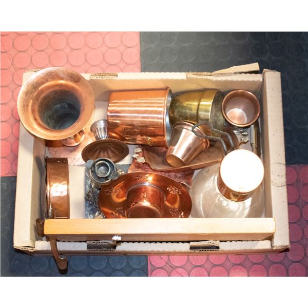 LOT OF COPPER ITEMS (ESTATE)