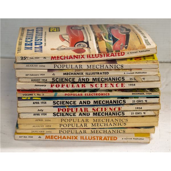 1954 & 56 POPULAR MECHANICS/SCIENCE (13)