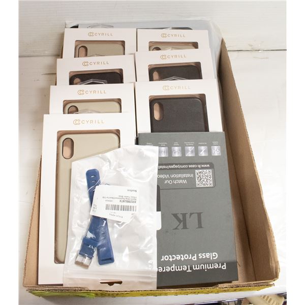 FLAT OF PHONE CASES FOR IPHONE XS MAX SOLD WITH