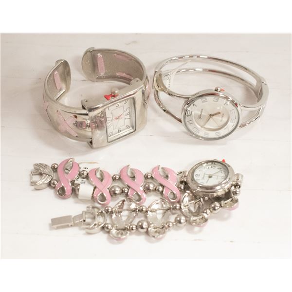 3 GENEVA NEW OLD STOCK WATCHES