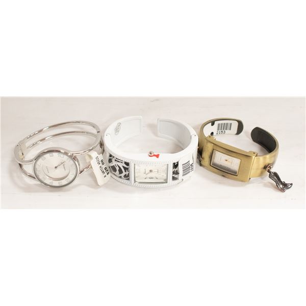 3 GENEVA NEW OLD STOCK WATCHES