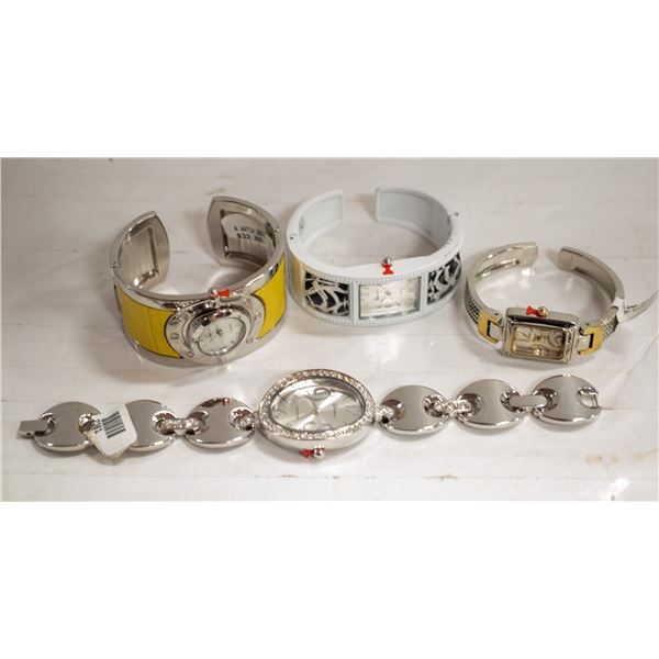 4 GENEVA NEW OLD STOCK WATCHES