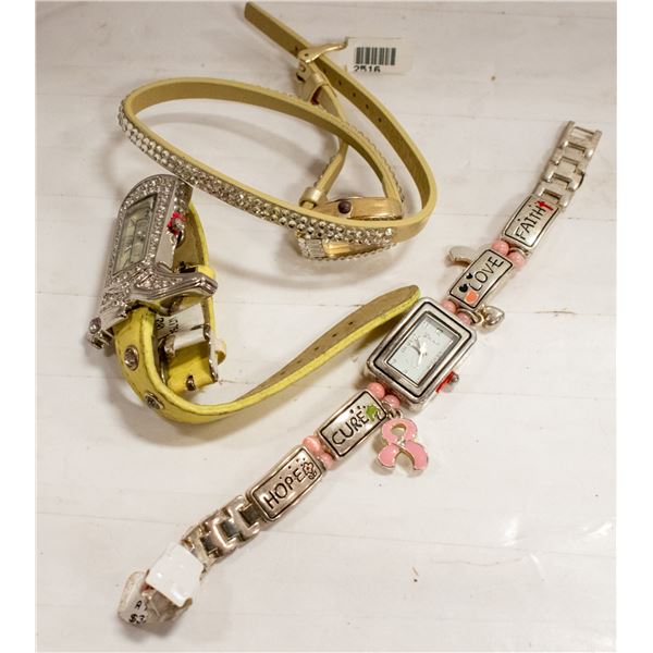 3 GENEVA NEW OLD STOCK WATCHES