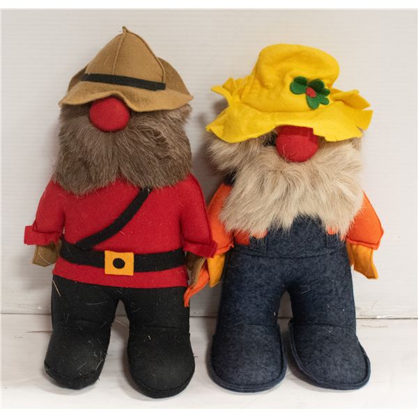 2 VINTAGE FRONTIER DOLLS