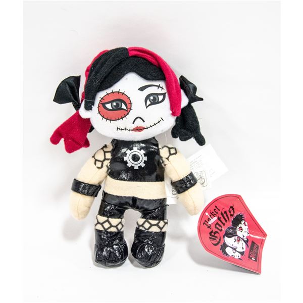 POCKET GOTH DOLL APPROX 6" TALL