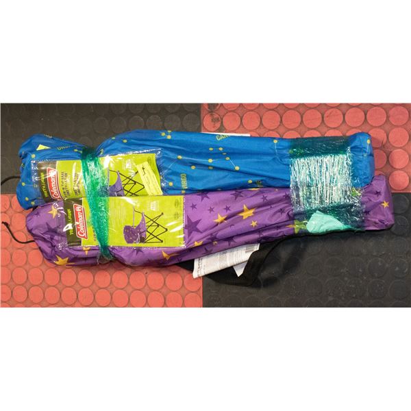 TWO COLEMAN GLOW-IN-THE-DARK