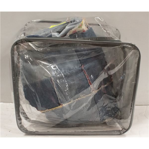 VINTAGE FULL SIZE JEAN LINED PATCHWORK