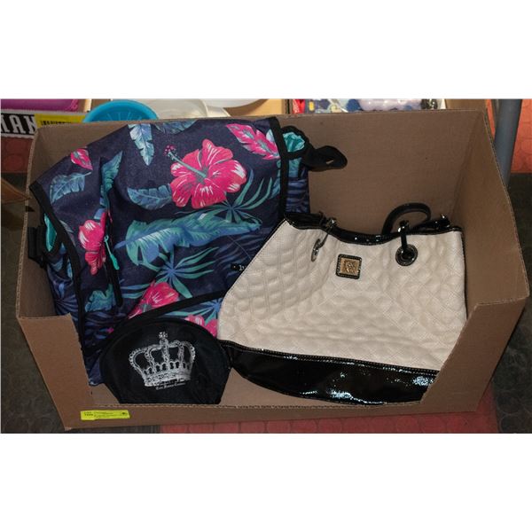 LOT OF 3 BAGS, PADDED LAPTOP TOTE/ NEW, ANNE