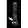 Image 1 : NEW 14" CLEAR TWISTY GLASS BEAKER BONG W/STEM &