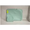 Image 1 : NEW LIGHT BLUE LAPTOP BAG WITH MATCHING ADAPTOR