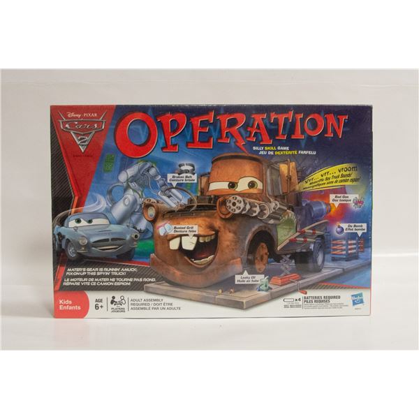 NEW IN BOX - DISNEY "CARS" OPERATION GAME