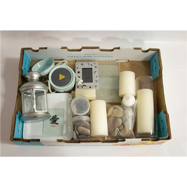 FLAT WITH SCENTSY WAX BURNER, DECORATIVE