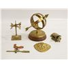 Image 1 : BRASS SUNDIAL, WEATHERVANE, DECOR ITEMS
