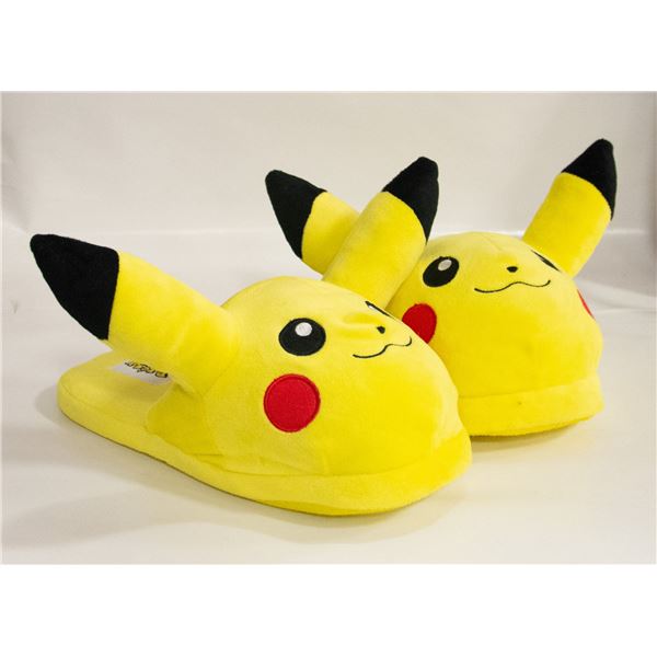 POKEMON PIKACHU ADULT SIZE SLIPPERS-ESTATE